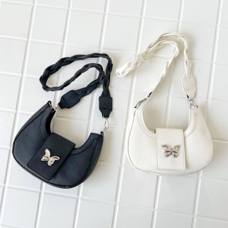 DBAG - Tas Fashion Wanita - Tas Bahu Kupu-Kupu - Slingbag Wanita
