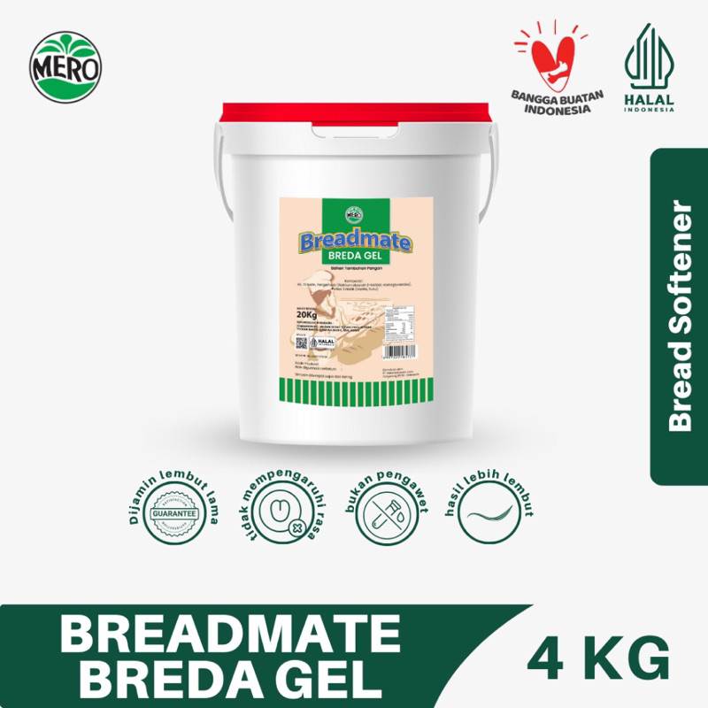 

Breda Gel 4KG Pelembut Roti