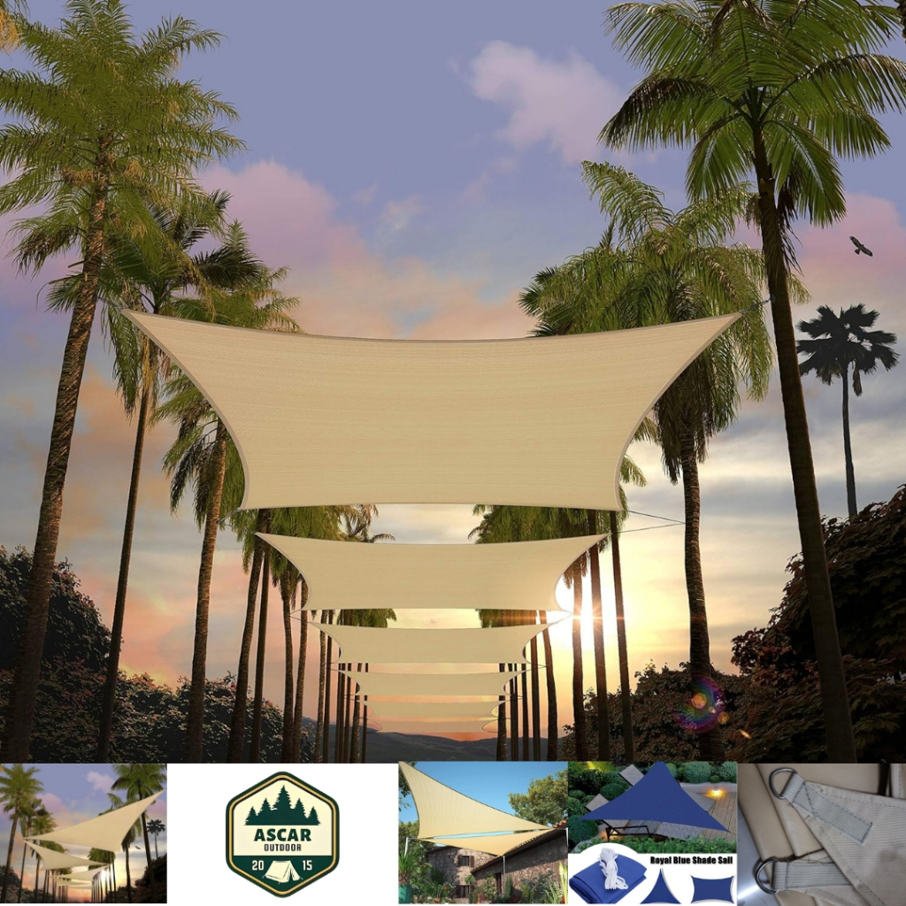 Awning sun shade 3x3 dan 3x2mtr,,layar teduh tebal tahan panas,,terpal kain kanopi outdoor,,kanopi t