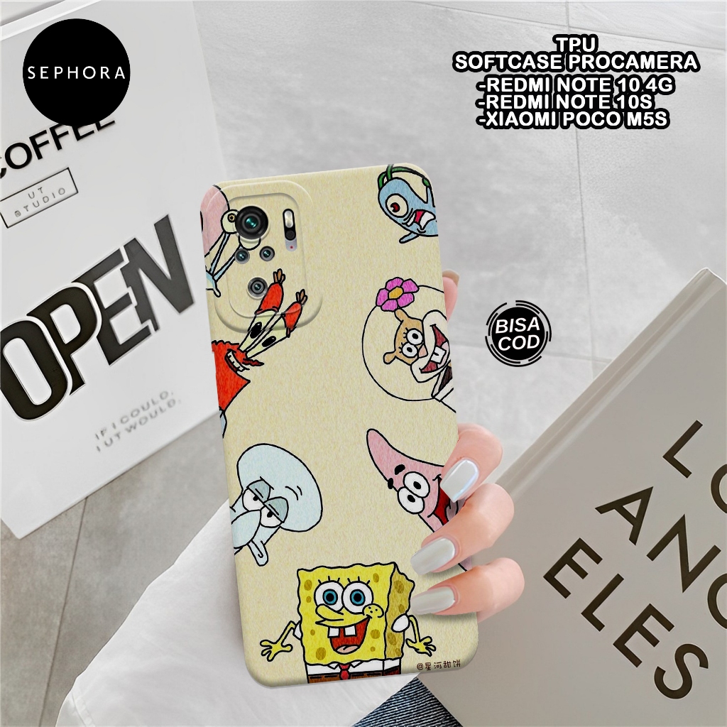Softcase Xiaomi Redmi Note 10s Terbaru - Sephora - Fashion Case Cartoon - Softcase Redmi Note 10s - 