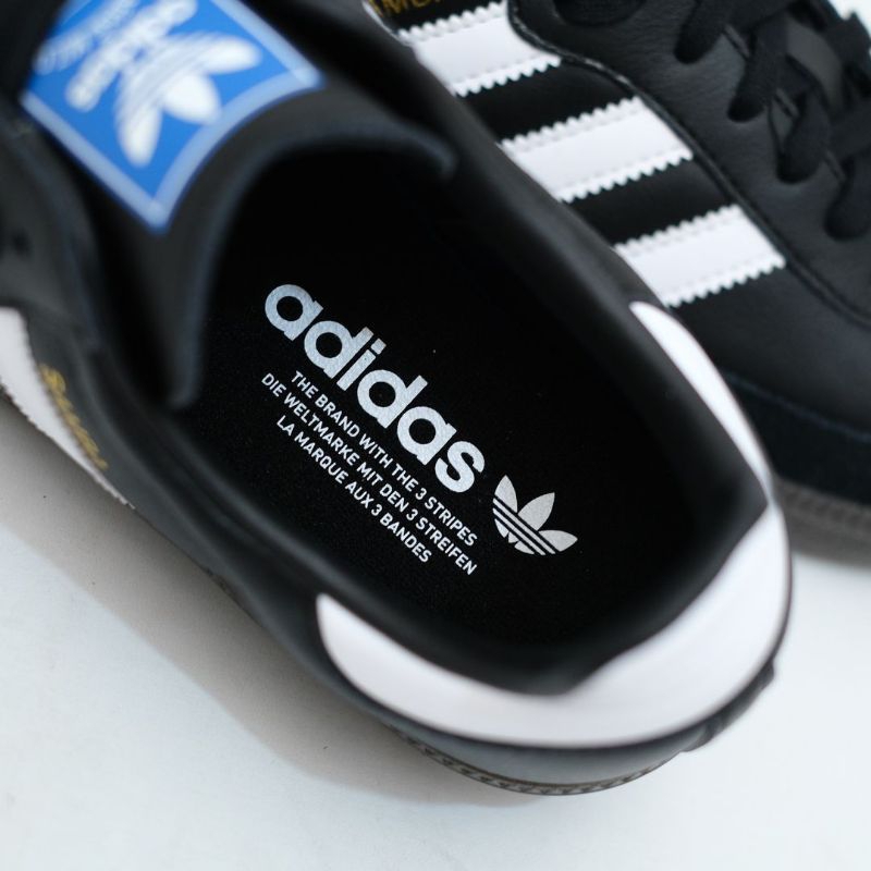 Sepatu Adidas Samba Original 100% Pria Adidas OG Black White Gum