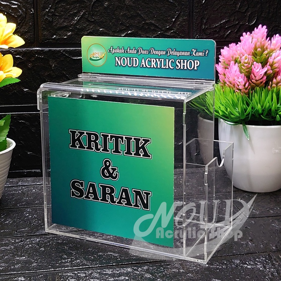 

KODE P58W Kotak Saran Akrilik Acrylic Terbaik