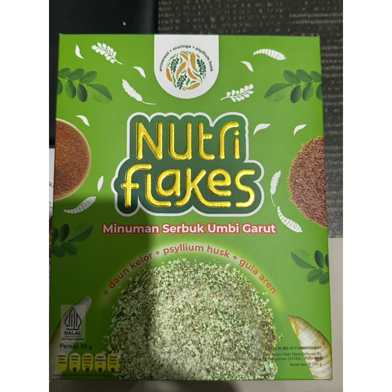 

Nutriflakes sereal umbi garut