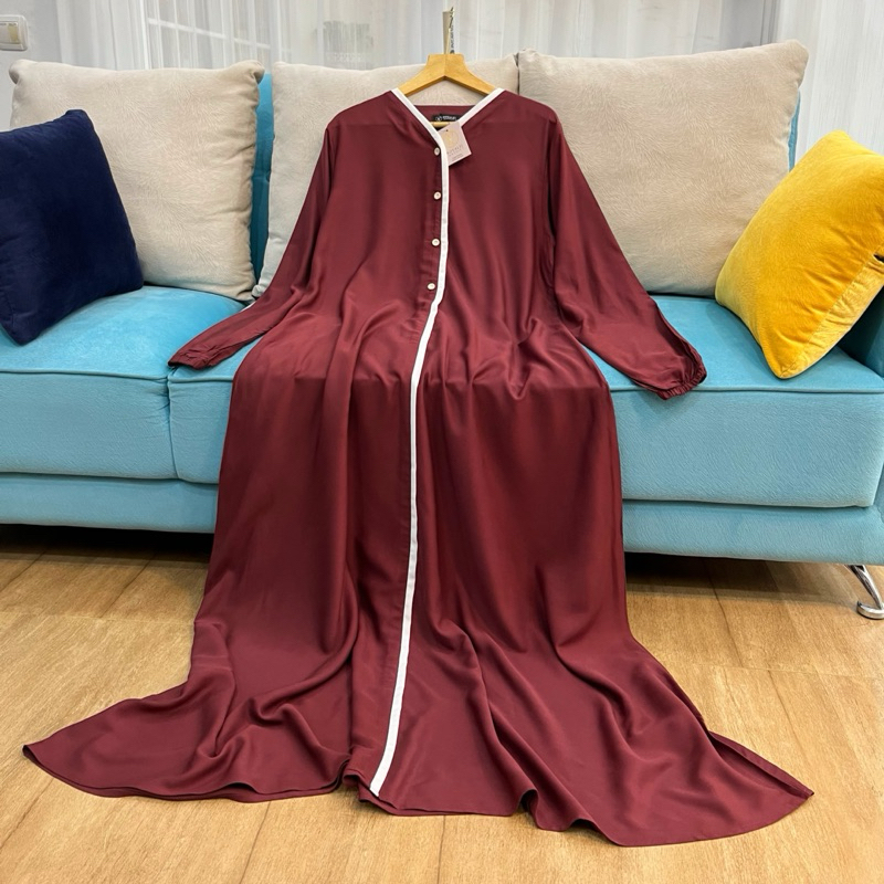 Jenna Abaya katun rayon twill