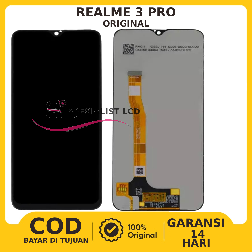 LCD REALME 3 PRO ORIGINAL GARANSI FULLSET