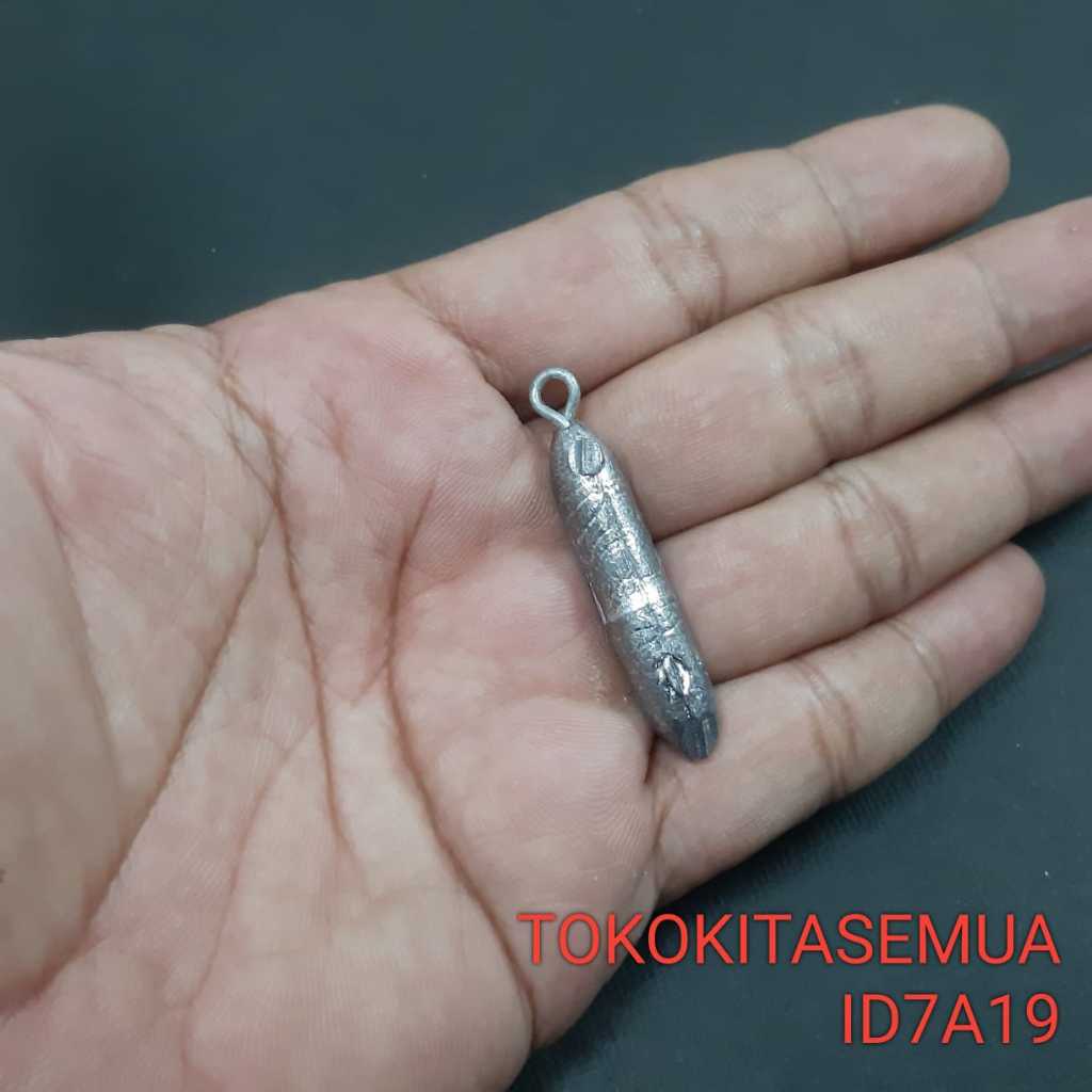 Timah Pancing Bandul Pemberat Model J 1/2