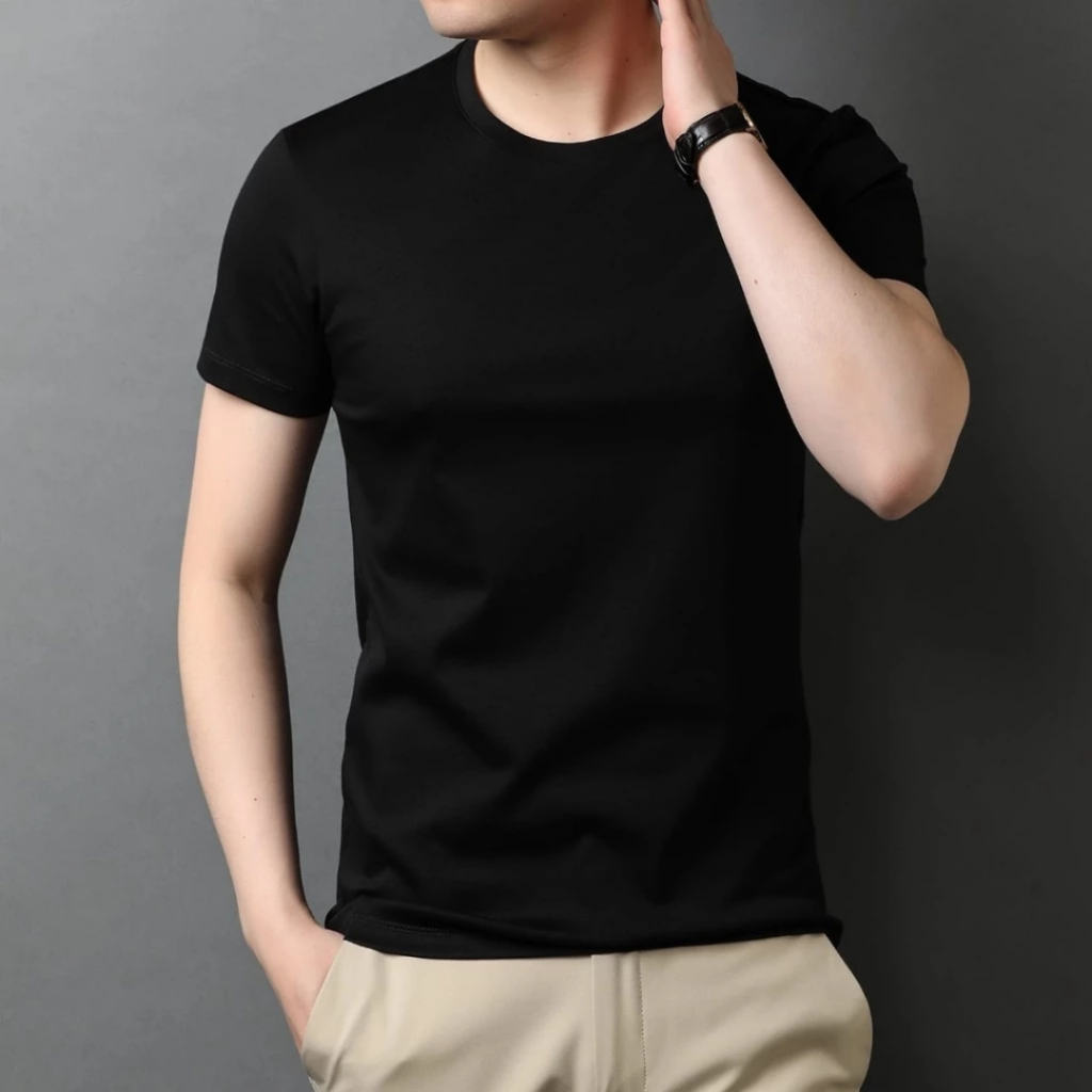 Kaos polos lengan pendek / Kaos polos pria / Kaos polos wanita / Kaos polos hitam / Baju lengan pend