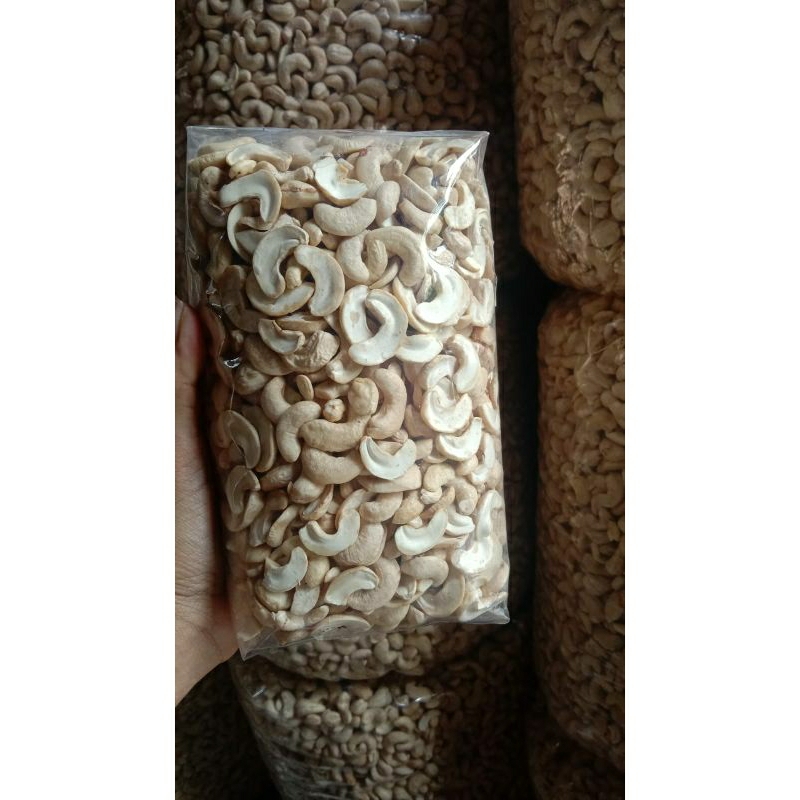

kacang mede mete mente pentol cashew belah 2 MENTAH 250gr