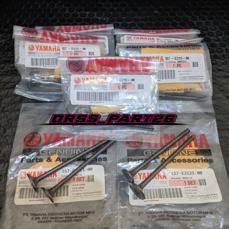 Klep Set 1Set Original Yamaha Motor Jupiter Mx Old/Jupiter Mx Old New/Vixion Old/Vixion New NVA NVL