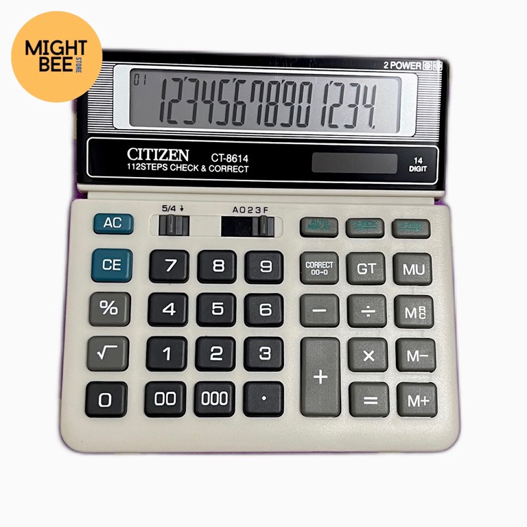 

KODE F82W Kalkulator Citizen CT 8614 Kalkulator Dagang Kantor Kalkulator 14 Digit