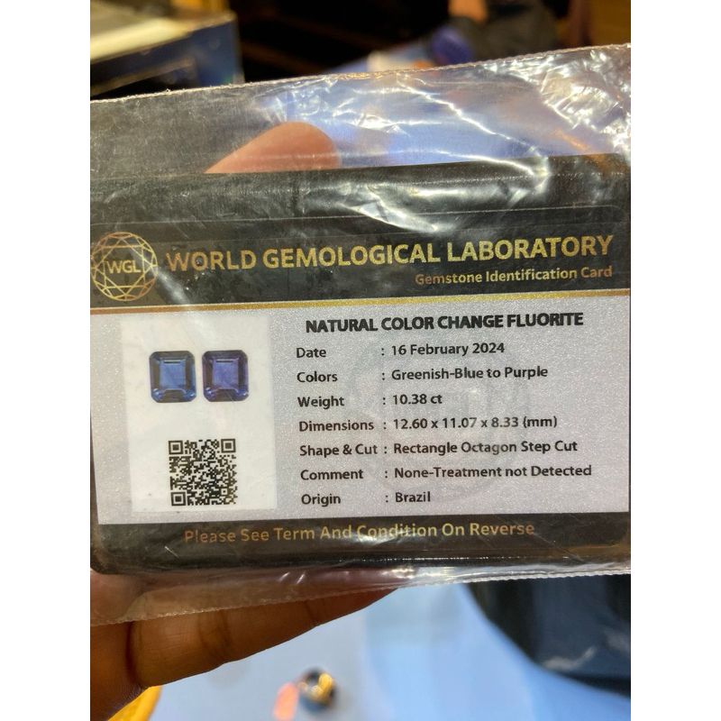 Natural Color Change Fluorite (CCF , 3 warna )