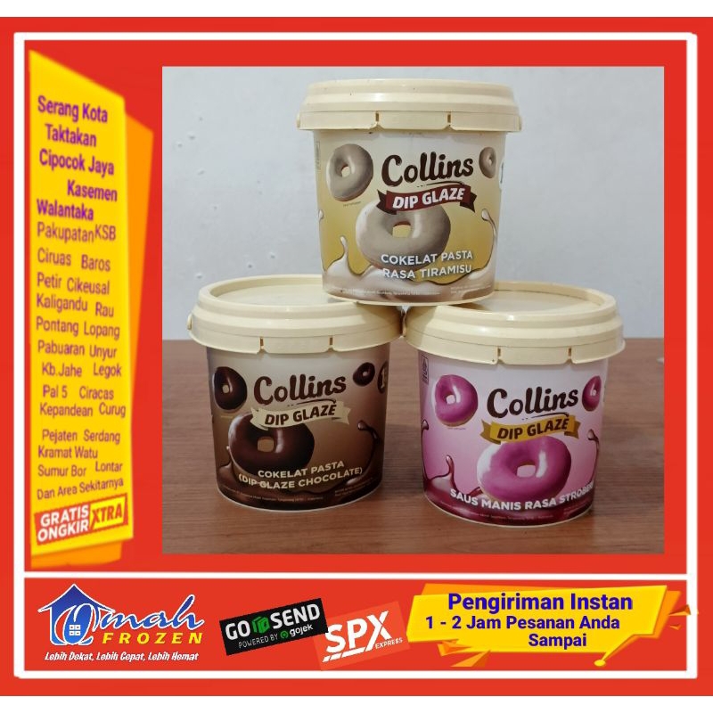 

Collins Dip Glaze 1Kg, Frozen Serang