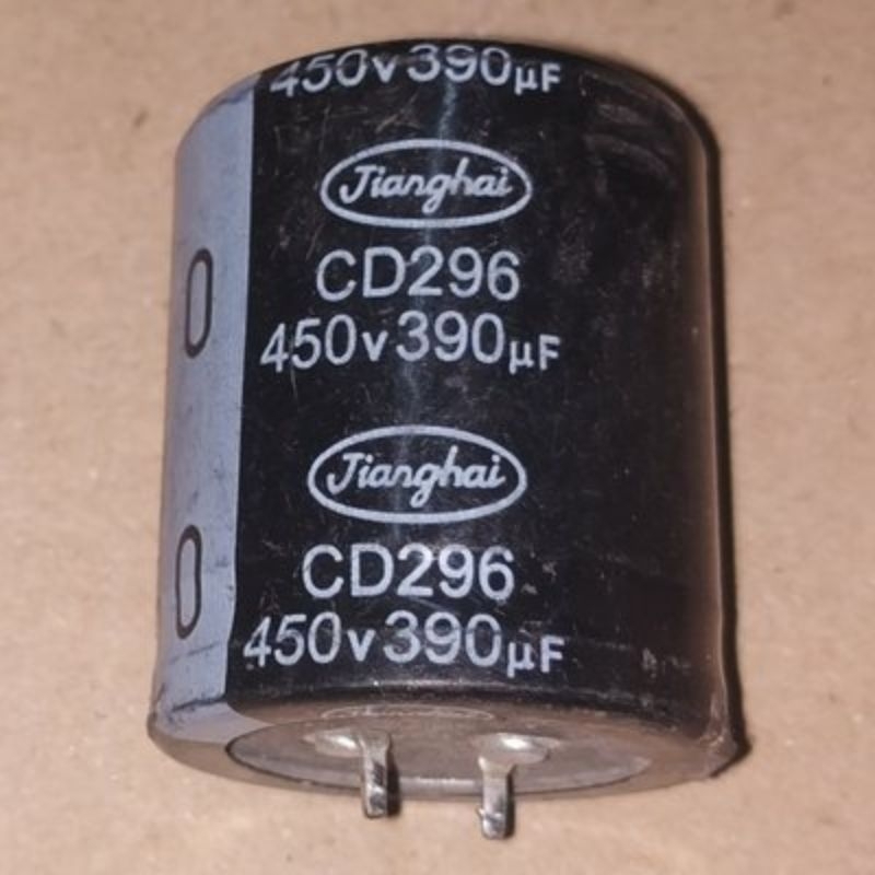 C Elko Elco 390uF 450V 390 uF 450 V SNAP IN