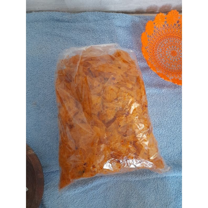 

keripik kaca beledag camilan pedas 1 kg