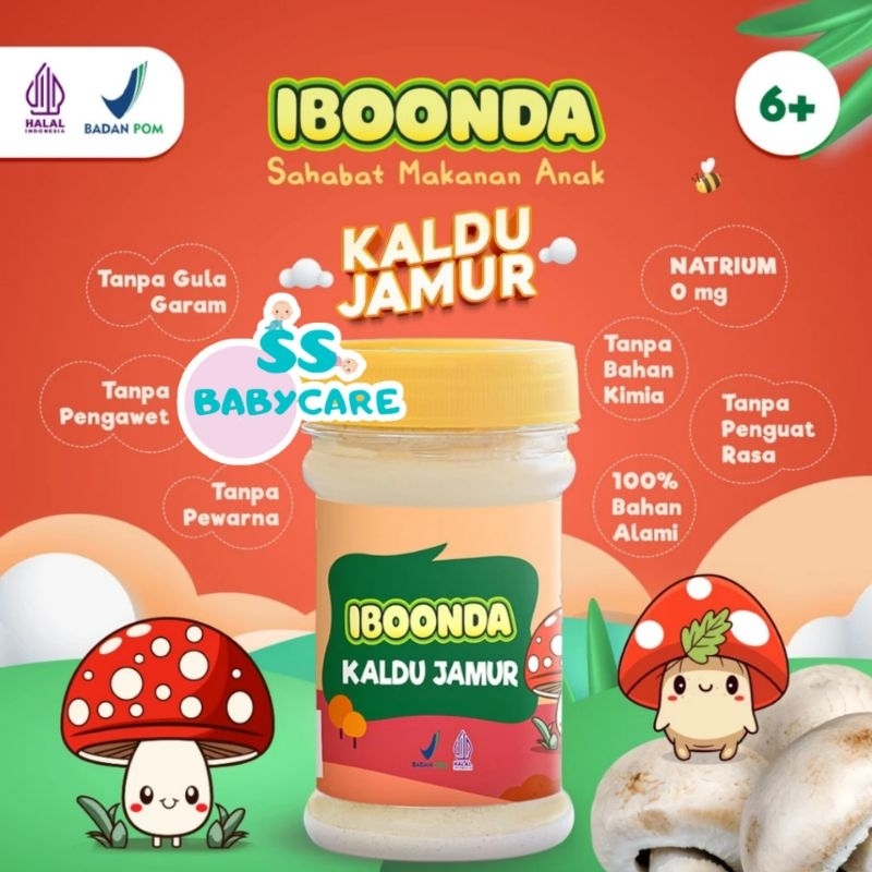 

IBOONDA By Bumbu Bunda Elia Kaldu Jamur Non MSG - Kaldu Bubuk MPASI