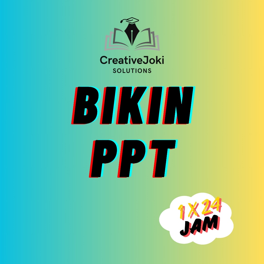 BIKIN TUGAS PPT || CreativeJoki Solutions