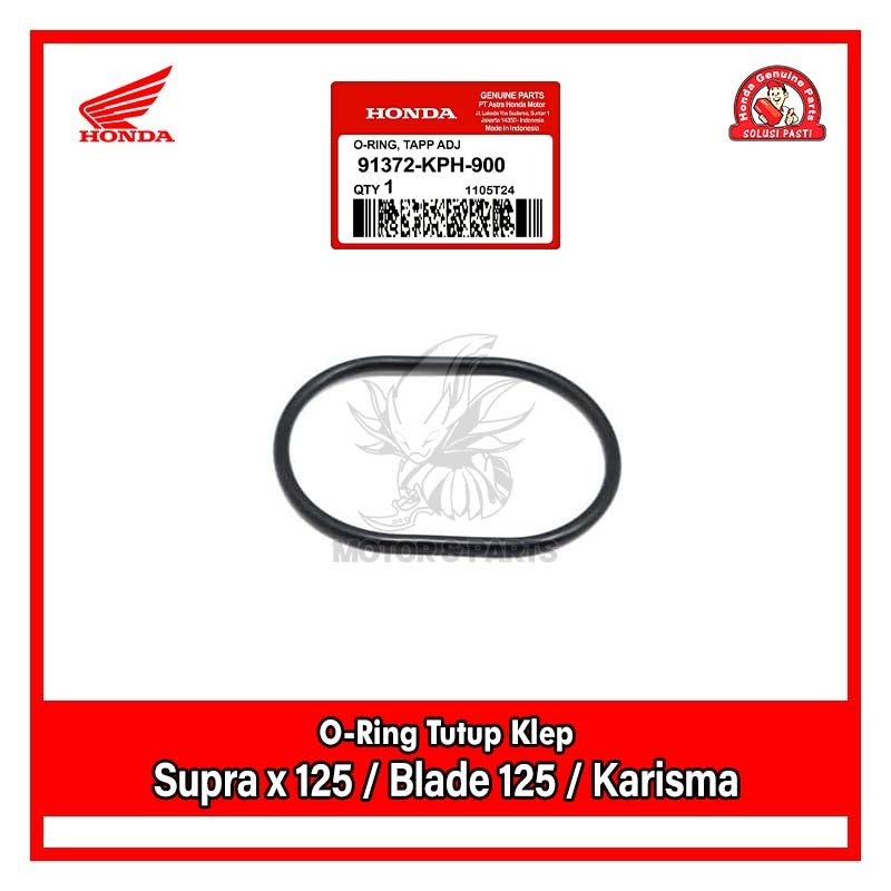 Seal Tutup Klep Honda Supra x Blade 125 Karbu Fi Karisma Original AHM 91372-KPH-900