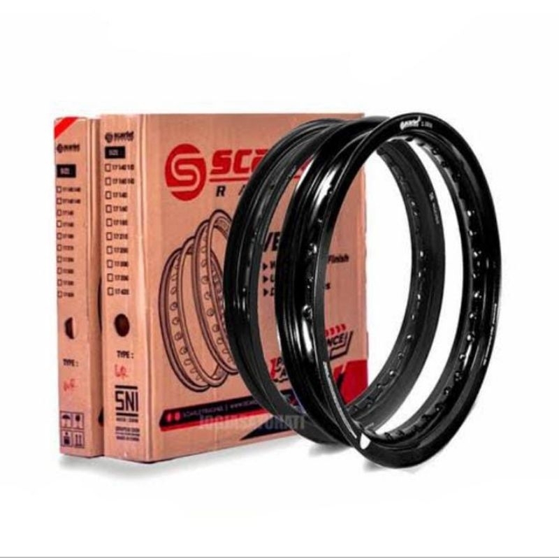 velg scarlet hitam ukuran 160/185 ring17