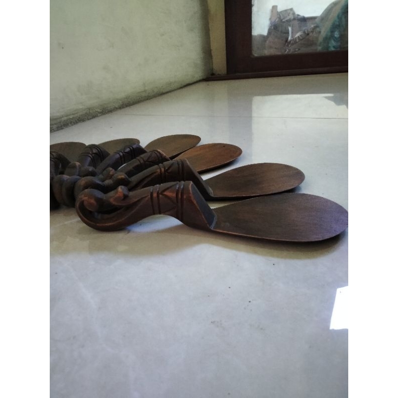 centong kayu jati tua antik bekas pakai