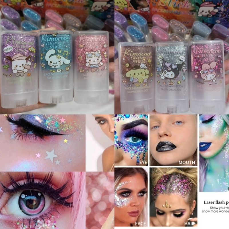 [ Satuan ] Hair Gliter / Eyeshadow Gliter / Gel Gliter multifungsi