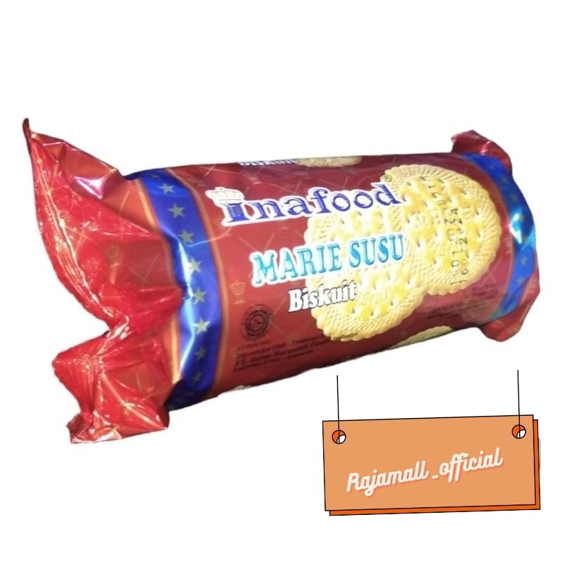 [GROSIR]  1 pak Biskuit Marie Susu Inafood 95gr (isi 5 bungkus)