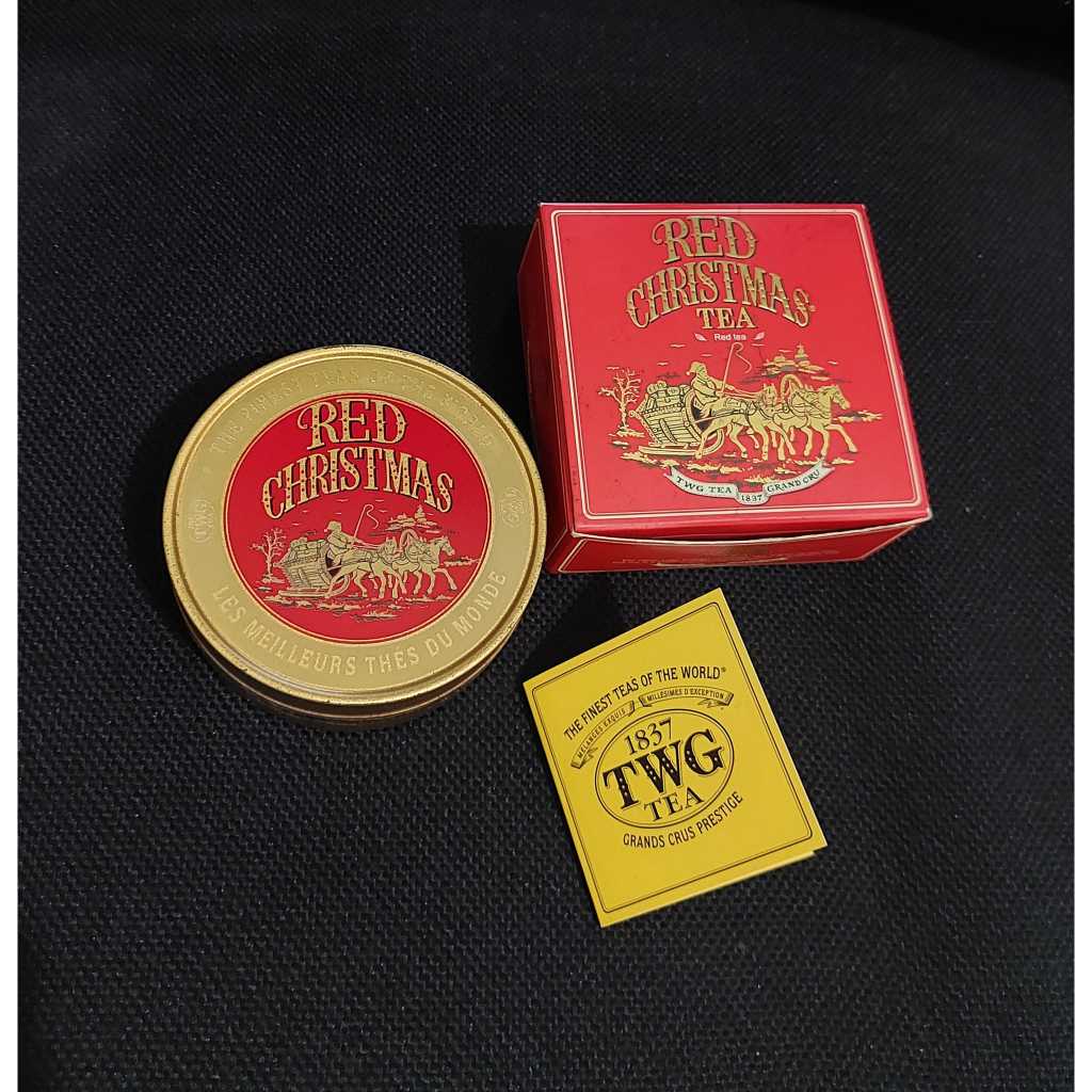 

pajangan kotak kaleng red christmas tea tewg EXPIRED