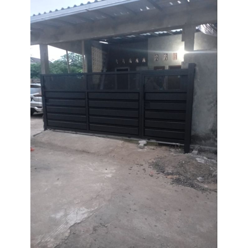 pagar plat bending modern