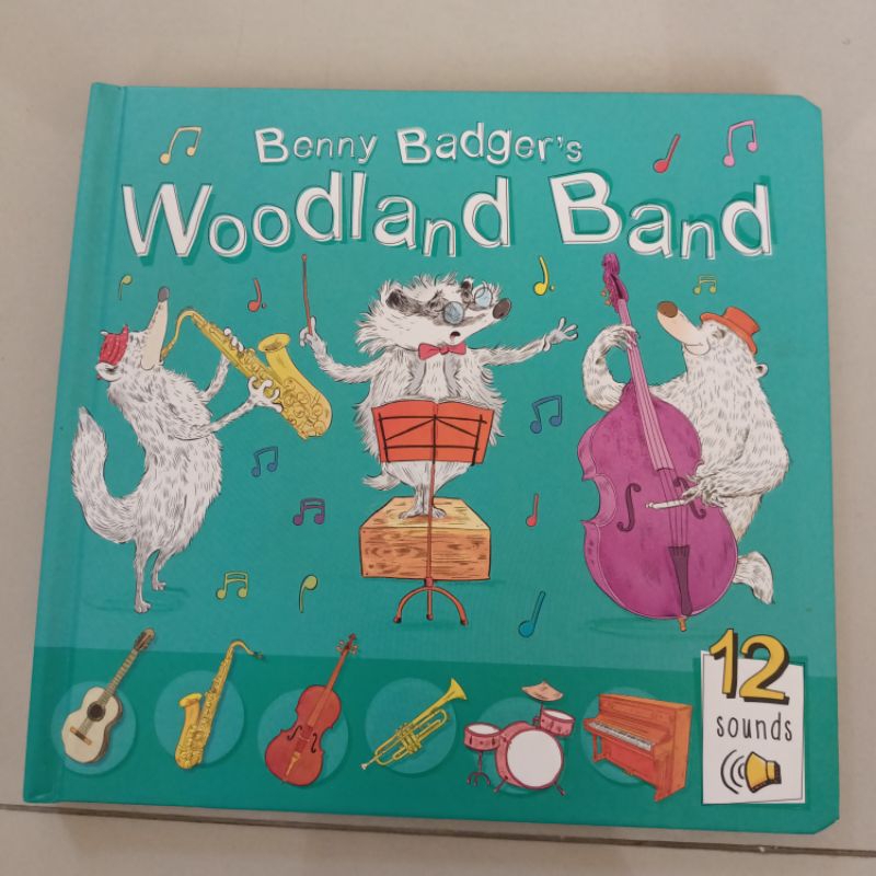 Children book Soundbook Benny Badger's Woodland Band preloved