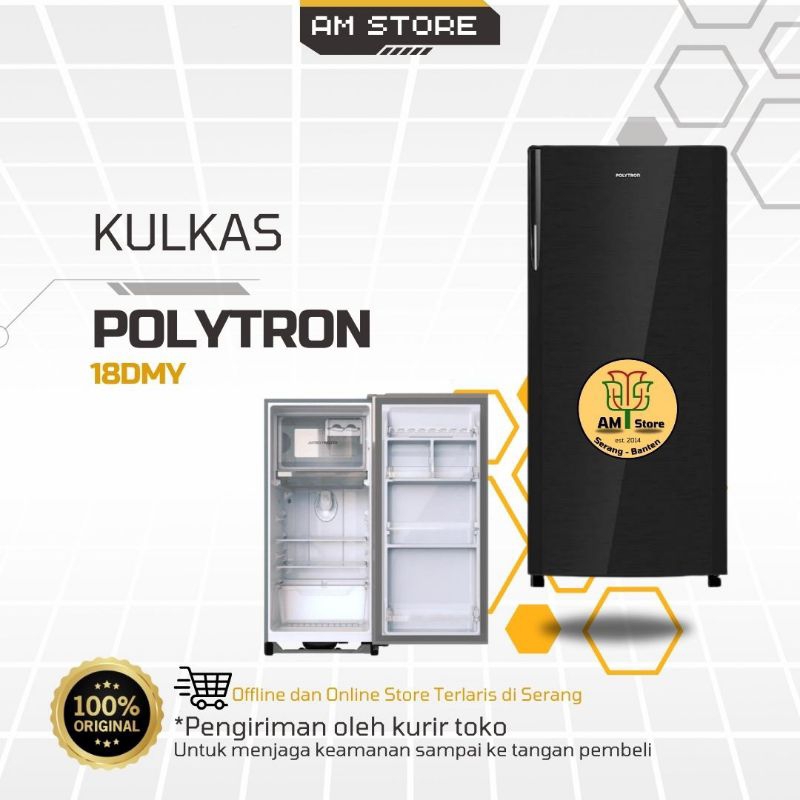 Kulkas 1 Pintu Polytron 18 DMY