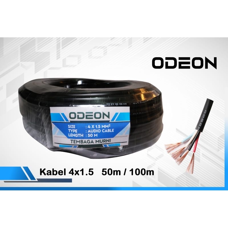 Kabel speaker ODEON 4x1,5mm dan 4x2,5mm