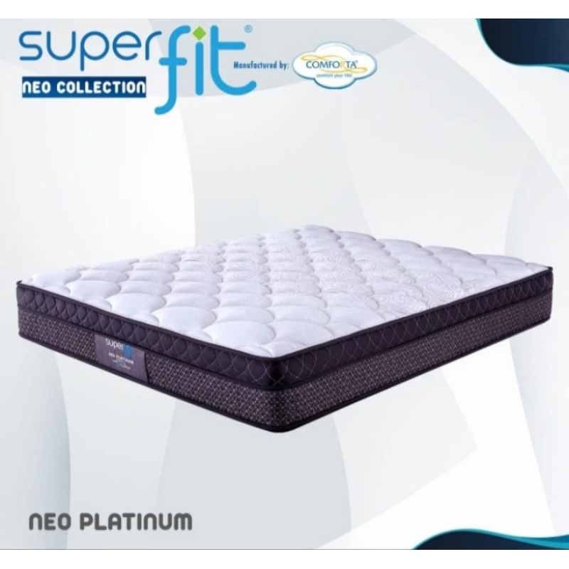 comforta superfit neo platinum 120 x 200 kasur saja spring bed 120x200 matras only