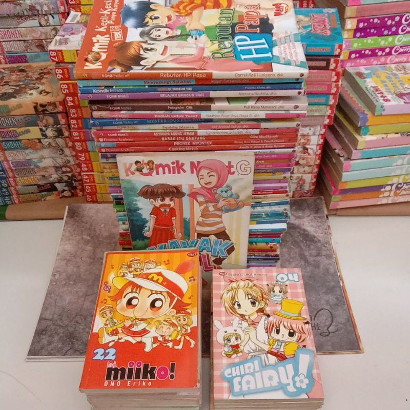 komik dan buku novel miiko, next G, chibi fairy
