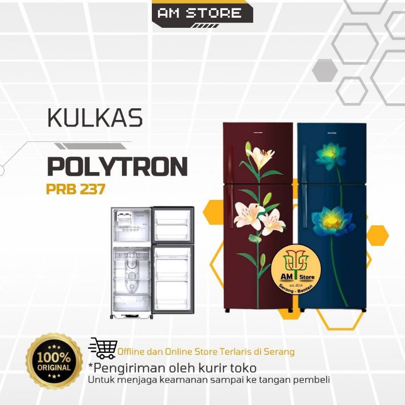 Kulkas 2 Pintu Polytron PRB 237