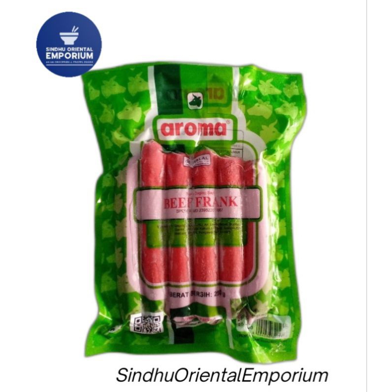 

FLASH OUT ( BB JUNI 2025 ) Aroma Beef Frank / Sosis Sapi 250gram
