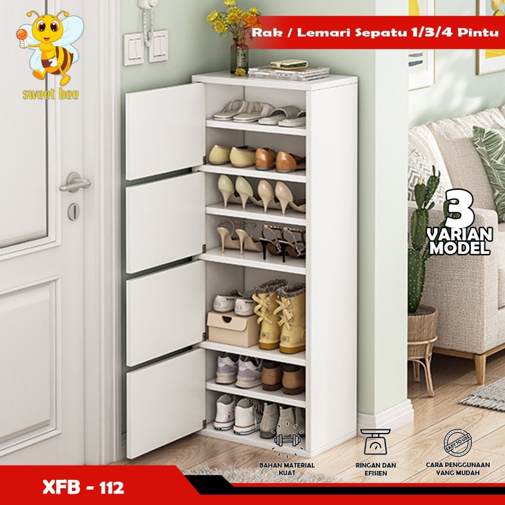 rak sepatu dinding rumah tangga, rumah sewa apartemen kecil, lemari penyimpanan penyimpanan multi-la