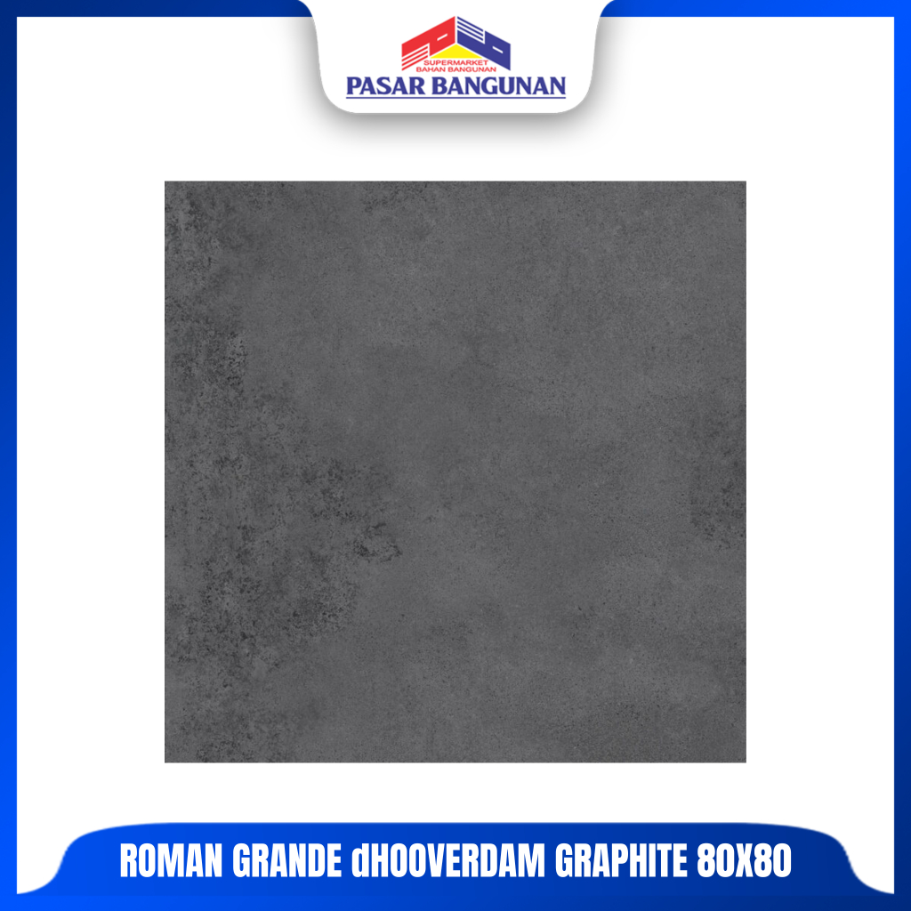 Roman Granit Grande dHooverdam Graphite 80x80