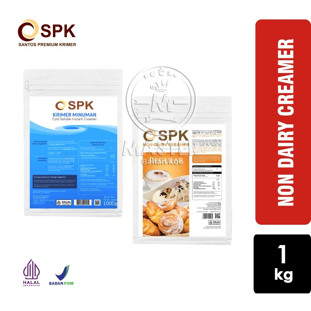 

Krimer Bubuk SPK Santos Premium Non Dairy Creamer Instant [1 kg]