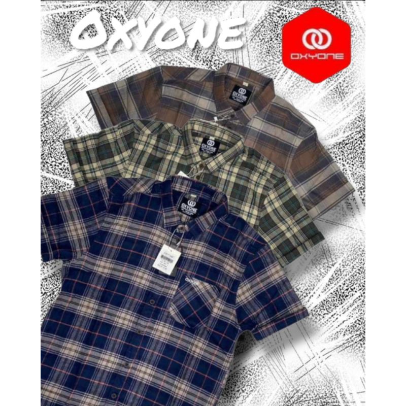 Kemeja Flanel OXYONE ORIGINAL