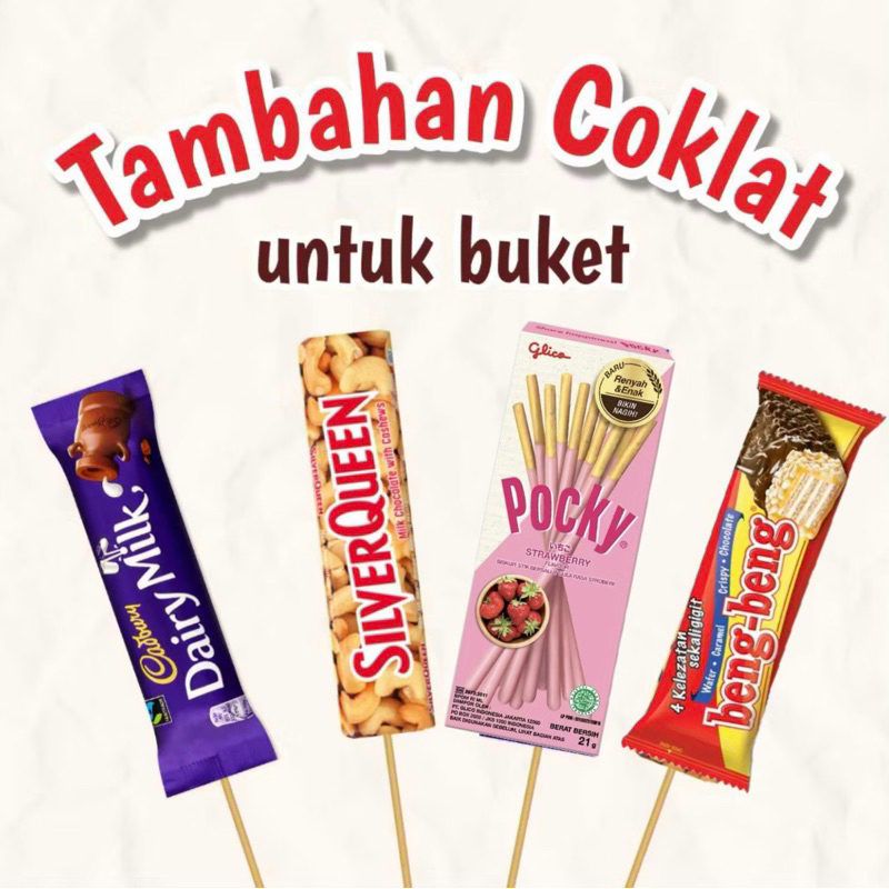 

[BELI COKLAT] TAMBAHAN COKLAT UNTUK BUKET