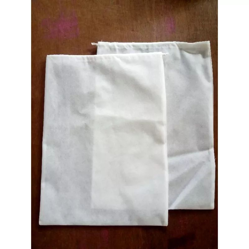 

Dustbag putih polos uk 20x30cm 30gsm