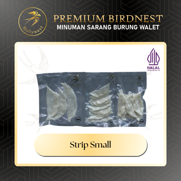 

Sarang Burung Walet Bersih Patahan Kecil (Strip Small)