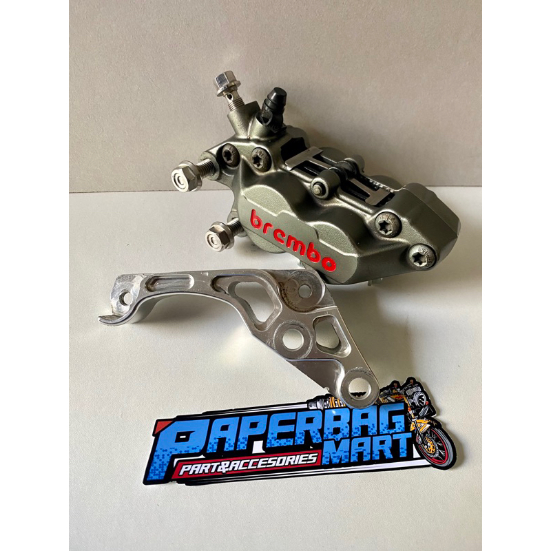 Kaliper Brembo 4p Kiri Original Seat Breket 260 Bottom Vario
