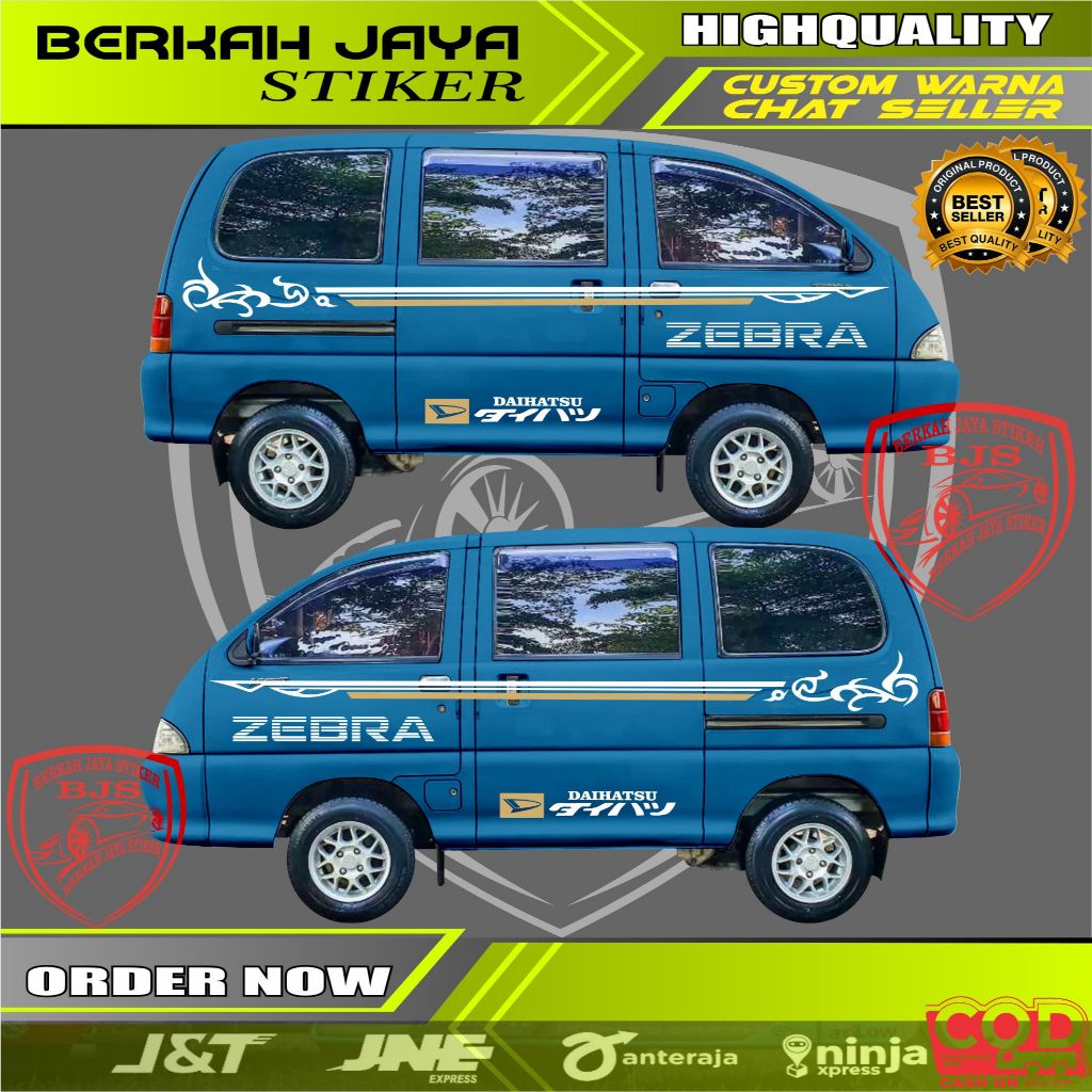 Terbaru Cutting Stiker Mobil Zebra Espass Stiker List Body  mobil Espass Stiker Terbaru