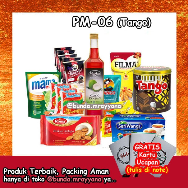 

[#PM-06] Paket Sembako Biskuit Kaleng (Tango dan Monde)