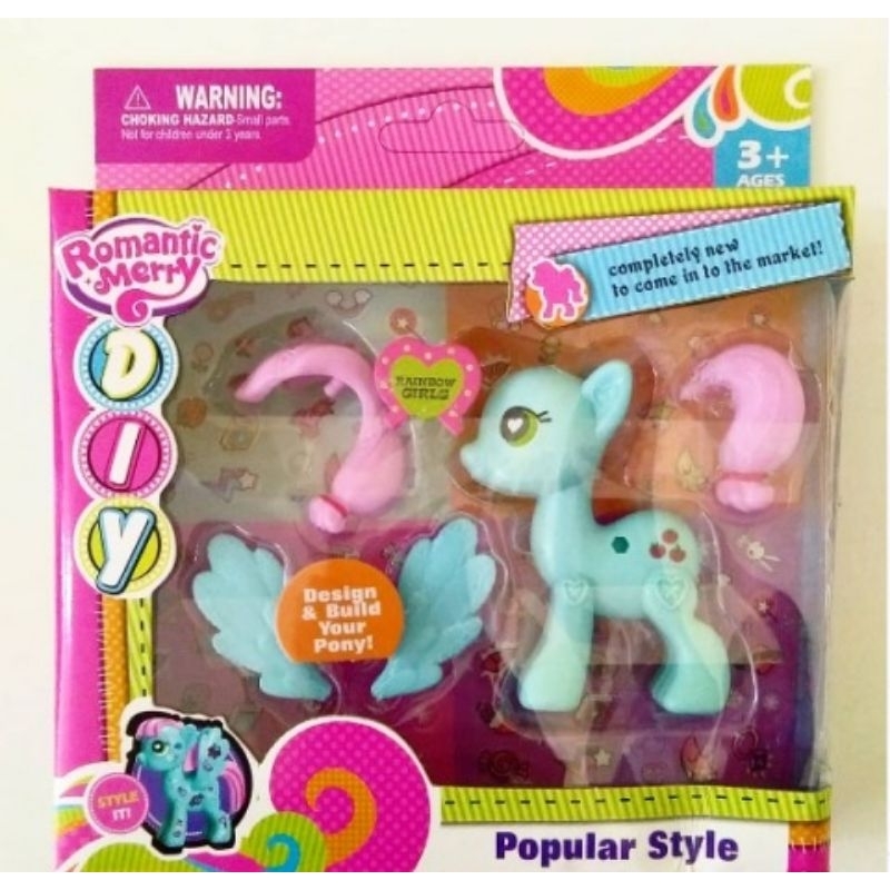 Mainan little pony/mainan anak cewek/little pony box