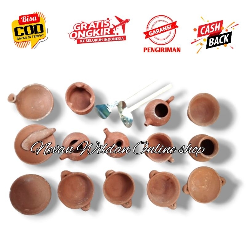 MAINAN GERABAH | MAINAN ANAK KECIL | MASAK MASAKAN TANAH LIAT