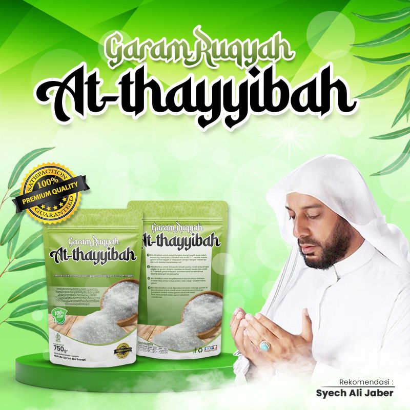 

Garam Ruqyah At-thayyibah (Kemasan 750gr)