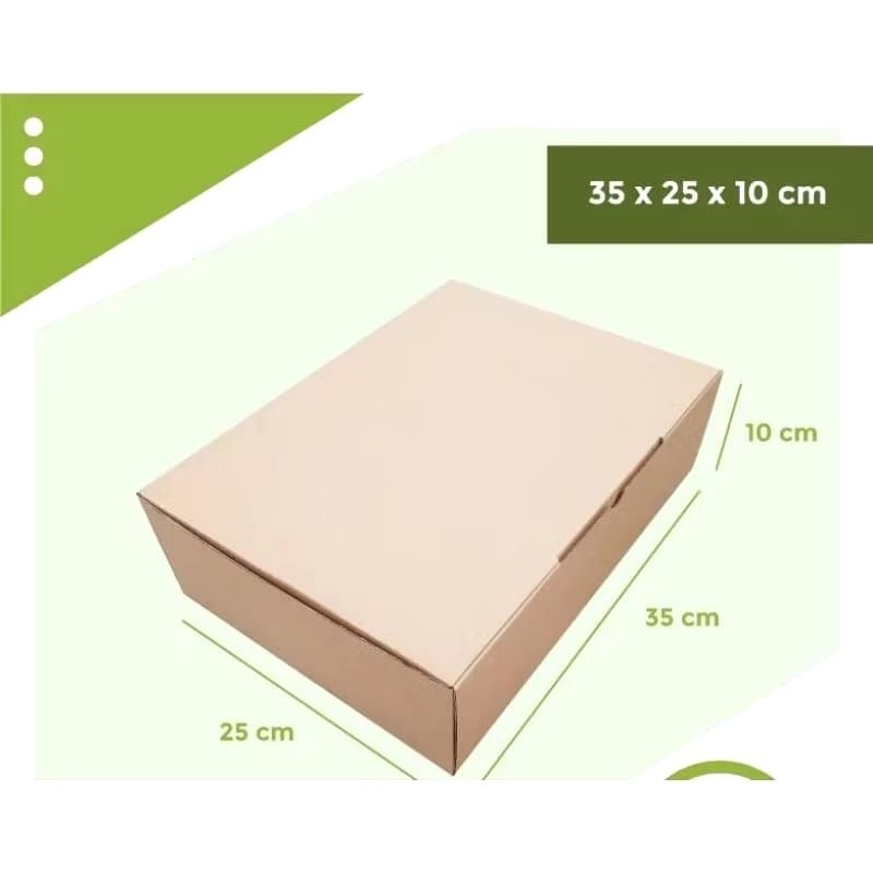 Kardus 35x25x10 CM Karton 35x25x10 CM Kardus Die Cut Kardus Diecut Kardus 35 x 25 x 10 cm Karton 35 