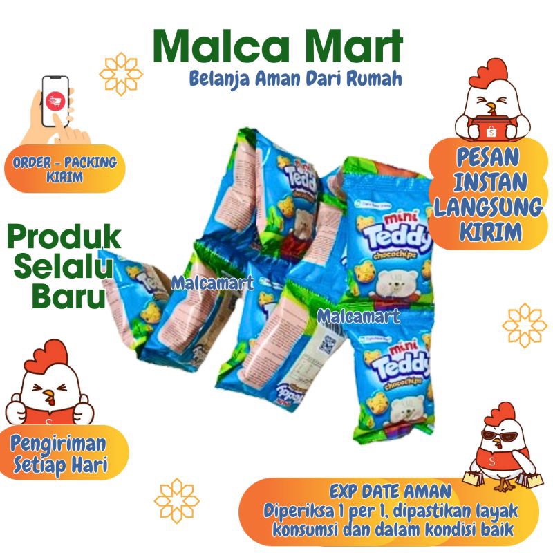 

Mini Teddy Chocochips 10 pcs @8 gram
