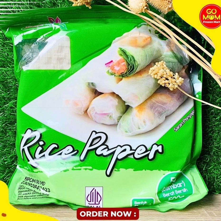 

RICE PAPER BULAT 100GR (10 LEMBAR)